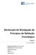 Declaração de Divulgação de Princípios de Validação Cronológica