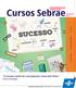 Cursos Sebrae. O sucesso resulta de cem pequenas coisas bem feitas Henry Kissinger PROGRAMAÇÃO FORTALEZA. Novembro /2017. Sucesso.