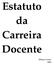 Estatuto da Carreira Docente