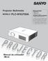 Projector Multimédia. Manual do utilizador MODELO PLC-WXU700A