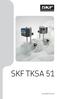 SKF TKSA 51. Instruções de uso