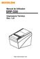 Manual de Utilizador SRP-330 Impressora Térmica Rev. 1.01