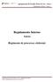 Agrupamento de Escolas Monte da Lua - Sintra Regulamento Interno Anexo Regimento de processos eleitorais