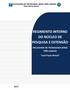 REGIMENTO INTERNO DO NÚCLEO DE PESQUISA E EXTENSÃO. FACULDADE DE TECNOLOGIA SENAI TRÊS LAGOAS José Paulo Rímoli