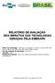 RELATÓRIO DE AVALIAÇÃO DOS IMPACTOS DAS TECNOLOGIAS GERADAS PELA EMBRAPA