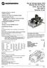 Ilha de Válvulas Series VS18 Válvulas Mini ISO Plug-in 2x3/2, 5/2 e 5/3 vias ISO Tamanho 18 mm