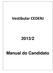 Vestibular CEDERJ 2013/2. Manual do Candidato