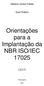 Orientações para a Implantação da NBR ISO/IEC 17025
