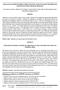 AVALIAÇÃO DOS NÍVEIS DE RUÍDO E VIBRAÇÃO DE UM CONJUNTO TRATOR-PULVERIZADOR, EM FUNÇÃO DA VELOCIDADE DE TRABALHO RESUMO ABSTRACT