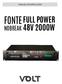 MANUAL DE INSTRUÇÕES FONTE NOBREAK FULL POWER 48V 2000W