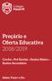 Preçário e Oferta Educativa 2018/2019