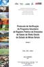 Protocolo de Verificação do Programa Voluntário de Registro Público de Emissões de Gases de Efeito Estufa do Estado de Minas Gerais