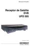 Receptor de Satélite DVB UFD 505