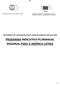 INSTRUMENTO DE COOPERAÇÃO PARA O DESENVOLVIMENTO (ICD) PROGRAMA INDICATIVO PLURIANUAL REGIONAL PARA A AMÉRICA LATINA