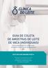 GUIA DE COLETA DE AMOSTRAS DE LEITE DE VACA (INDIVIDUAIS)