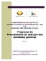 Programa do Procedimento de selecção das entidades gestoras