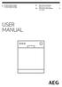 FFB53620ZM FFB53620ZW. PT Manual de instruções 2 Máquina de lavar loiça ES Manual de instrucciones 24 Lavavajillas USER MANUAL