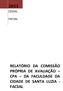 CESSAL FACSAL RELATÓRIO DA COMISSÃO PRÓPRIA DE AVALIAÇÃO CPA DA FACULDADE DA CIDADE DE SANTA LUZIA - FACSAL