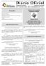 Diário Oficial SUMÁRIO. Prefeitura de Araguaína Gabinete do Prefeito ATOS DO EXECUTIVO GABINETE DO PREFEITO. Imprensa Oficial