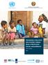 REPÚBLICA DE MOÇAMBIQUE MINISTÉRIO DO GÉNERO, CRIANÇA E ACÇÃO SOCIAL PROGRAMA CONJUNTO DAS NAÇÕES UNIDAS PARA A PROTECÇÃO SOCIAL MOÇAMBIQUE