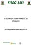 1ª OLIMPIADA ENTRE EMPRESAS DE ARAQUARI