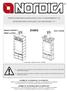 INSTRUCCIONES PARA LA INSTALACIÓN, EL USO Y EL MANTENIMIENTO - ES INSTRUÇÕES PARA A INSTALAÇÃO, USO E MANUTENÇÃO - PT DORIS