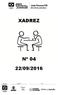 XADREZ Nº 04 22/09/2016