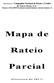 Mapa de. Rateio. Parcial