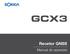 GCX3. Recetor GNSS. Manual do operador