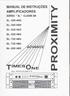 ME NE MANUALDEINSTRUÇÔES AMPLIFICADORES. . e . I SERIESSL CLASSEAS SL- 525 AB2 SL- 525 AB4 SL- 625 AB2 SL- 625 AB4 SL- 725 AB2 SL- 725 AB4