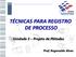 processo DE PROCESSO Unidade 3 Projeto de Métodos Prof. Kegenaldo Alves