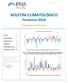 BOLETIM CLIMATOLÓGICO Fevereiro 2018