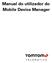 Manual do utilizador do Mobile Device Manager