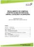 REGULAMENTO DE COMPRAS, CONTRATAÇÕES DE SERVIÇOS, OBRAS, LOCAÇÕES E ALIENAÇÕES