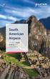 South American Airpass. Arrivals to South America with LATAM airlines