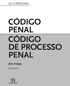 CÓDIGO PENAL CÓDIGO DE PROCESSO PENAL