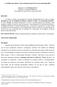Henrique T. D. PERISSINOTTO 2 Francisco J. Paoliello PIMENTA 3 Universidade de Juiz de Fora, Juiz de Fora, MG