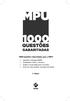 1000 Questões Gabaritadas para o MPU