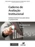 Caderno de Avaliação Institucional