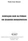 DOENÇAS QUE ALTERAM OS EXAMES BIOQUÍMICOS