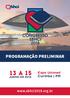 PROGRAMAÇÃO PRELIMINAR