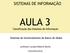 AULA 3 Classificação dos Sistemas de Informação