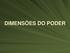 Poder (do latim potere) é, literalmente, o direito de deliberar, agir e mandar e também, dependendo do contexto, a faculdade de exercer a autoridade,