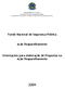 Fundo Nacional de Segurança Pública. Ação Reaparelhamento. Orientações para elaboração de Propostas na Ação Reaparelhamento