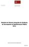 Relatório do Sistema Integrado de Avaliação de Desempenho na Administração Pública 2011