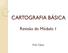 CARTOGRAFIA BÁSICA. Revisão do Módulo 1. Prof. Clésio