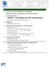 Ficha de Informação de Segurança de Produtos Químicos - FISPQ 1. IDENTIFICAÇÃO DO PRODUTO E DA EMPRESA