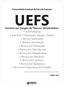 UEFS. Universidade Estadual de Feira de Santana