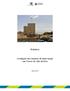 Relatório. Avaliação dos cenários de intervenção nas Torres do Alto da Eira