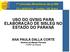 USO DO GVSIG PARA ELABORAÇÃO DE SISLEG NO ESTADO DO PARANÁ